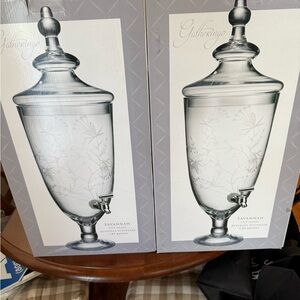 Savannah Gray Glass Accent Vases